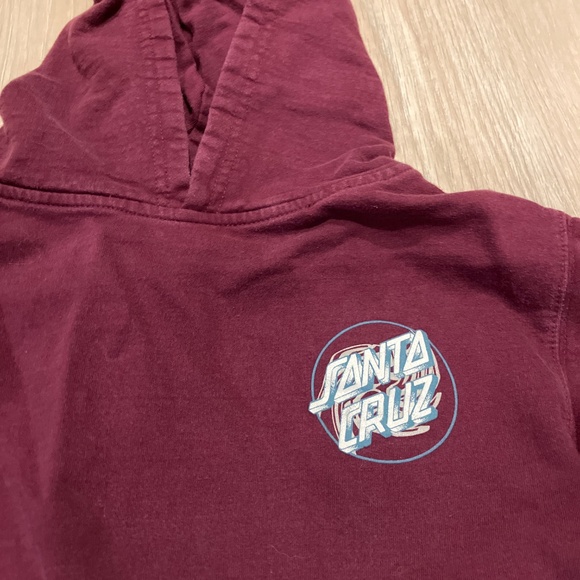 Boys Santa Cruz hoodie M - Picture 2 of 3